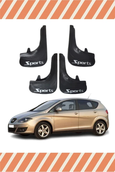 Heda Tex  Seat Altea Sports Yazılı 4'lü Tozluk Çamurluk Paçalık ürün görseli 1