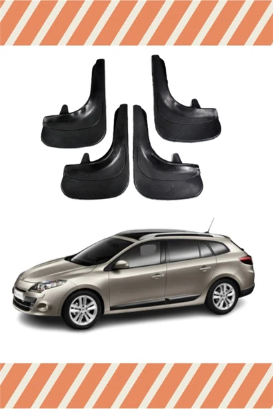 Heda Tex  Renault Megane 3 Stw 2010-2016 4'lü Tozluk Çamurluk Paçalık ürün görseli 1