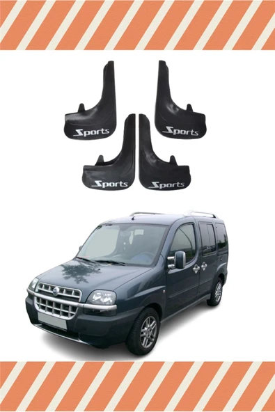 Heda Tex  Fiat Doblo 2 2010-2022 Sports 4'lü Tozluk Çamurluk Paçalık ürün görseli 1
