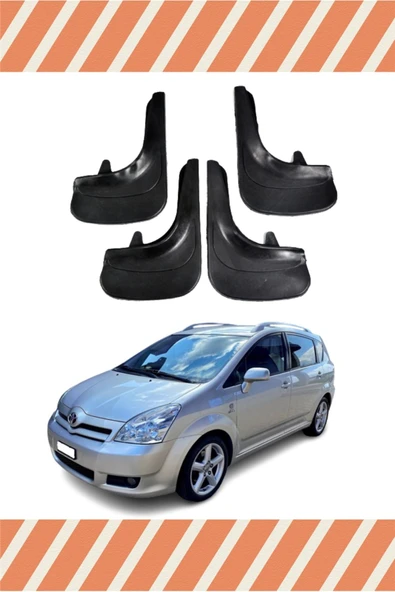 Heda Tex  YB Toyota Verso 2004-2009 Sports Yazılı 4'lü Tozluk Çamurluk Paçalık ürün görseli 1