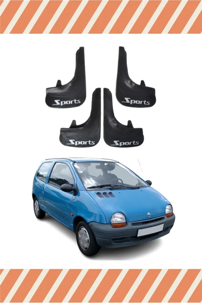 Ftmoto  HG Renault Twingo Sports Yazılı 4'lü Tozluk Çamurluk Paçalık ürün görseli 1
