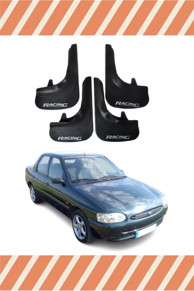 Heda Tex  Ford Escort Racing Yazılı 4'lü Tozluk Çamurluk Paçalık ürün görseli 1