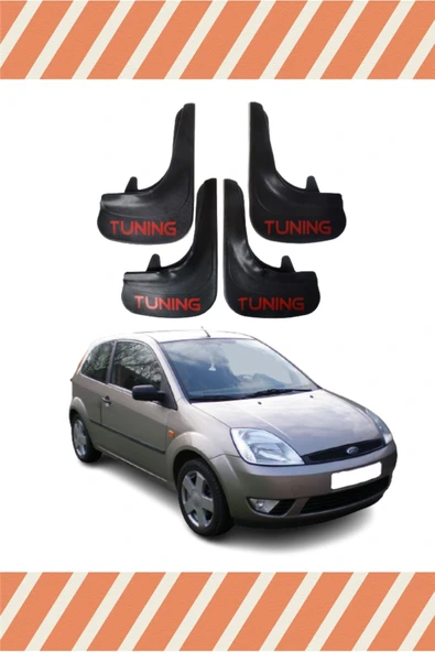 Heda Tex  YB Ford Fiesta 2002-2009 Tunıng Yazılı 4'lü Tozluk Çamurluk Paçalık ürün görseli 1