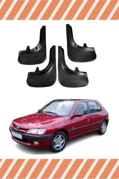 Ftmoto  HG Peugeot 306 Hb Tüm Kasalar 4'lü Tozluk Çamurluk Paçalık ürün görseli 1