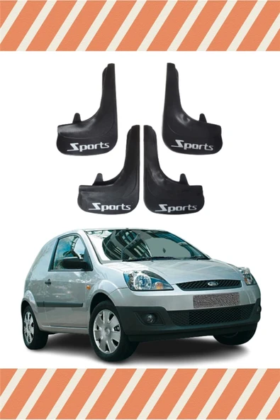 Heda Tex  HG Ford Fiesta Van 2005 Ve Sonrası Sports Yazılı 4'lütozluk Çamurluk Paçalık ürün görseli 1