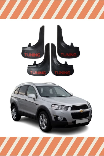 Heda Tex  Chevrolet Captiva Tunıng Yazılı 4'lü Tozluk Çamurluk Paçalık ürün görseli 1