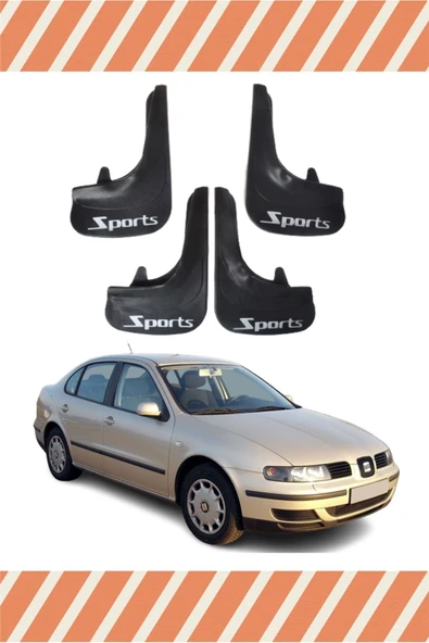 krmnyatırım  YB Seat Toledo Racing Yazılı 4'lü Tozluk Çamurluk Paçalık ürün görseli 1