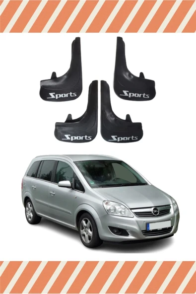 Heda Tex  Opel Zafira Sports Yazılı 4'lü Tozluk Çamurluk Paçalık ürün görseli 1