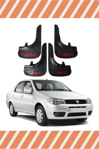 Heda Tex  Fiat Albea-1 Tunıng Yazılı 4'lü Tozluk Çamurluk Paçalık ürün görseli 1