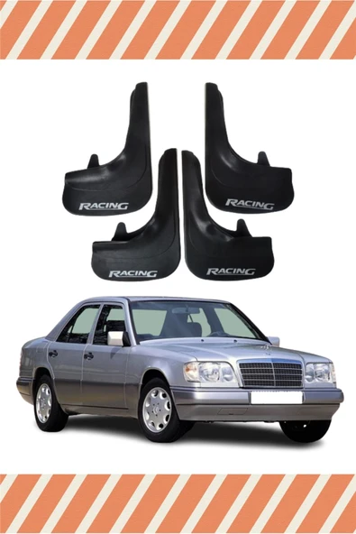 Heda Tex  Mercedes 200e Racing Yazılı 4'lü Tozluk Çamurluk Paçalık ürün görseli 1