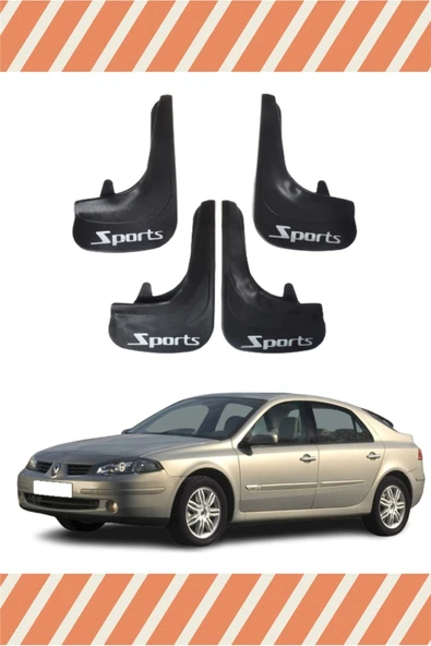 Heda Tex  Renault Laguna 2 Sports Yazılı 4'lü Tozluk Çamurluk Paçalık ürün görseli 1