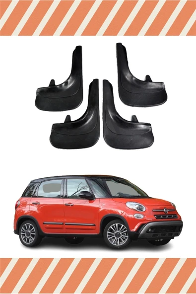 Heda Tex  Fiat 500l 4'lü Tozluk Çamurluk Paçalık ürün görseli 1