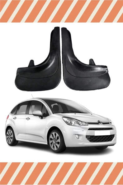 Heda Tex  Citroen C3 2011-2015 2'li Tozluk Çamurluk Paçalık ürün görseli 1