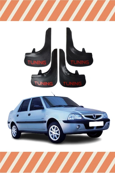 Heda Tex  Dacia Solenza Tunıng Yazılı 4'lü Tozluk Çamurluk Paçalık ürün görseli 1