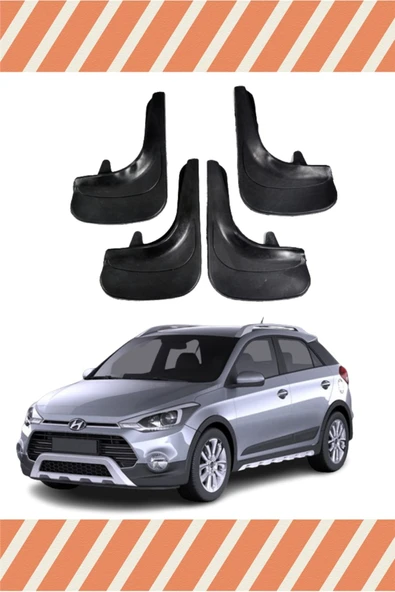 Heda Tex  Hyundai I20 2015-2020 4'lü Tozluk Çamurluk Paçalık ürün görseli 1