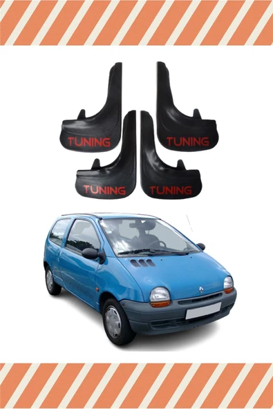 Heda Tex  Renault Twingo Tunıng Yazılı 4'lü Tozluk Çamurluk Paçalık ürün görseli 1