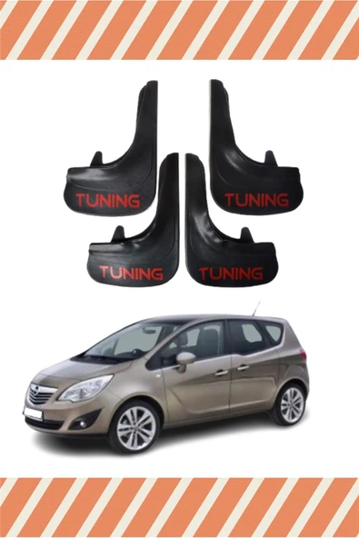 Heda Tex  Opel Meriva Tunıng Yazılı 4'lü Tozluk Çamurluk Paçalık ürün görseli 1