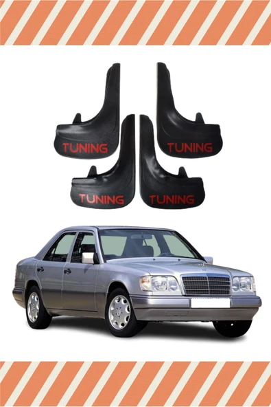 Heda Tex  Mercedes 200e Tunıng Yazılı 4'lü Tozluk Çamurluk Paçalık ürün görseli 1