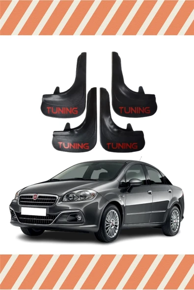 Heda Tex  DB Fiat Linea Tüm Kasalar Tunıng Yazılı 4'lü Tozluk Çamurluk Paçalık ürün görseli 1