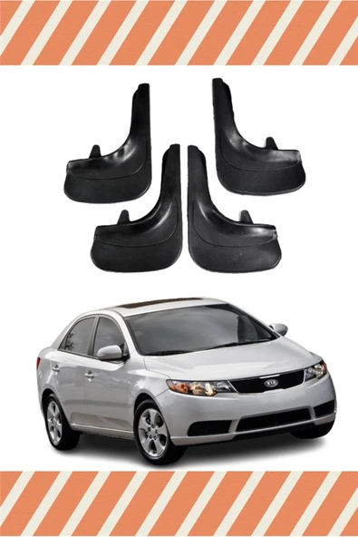 Heda Tex  Kia Cerato 2009-2015 4'lü Tozluk Çamurluk Paçalık ürün görseli 1