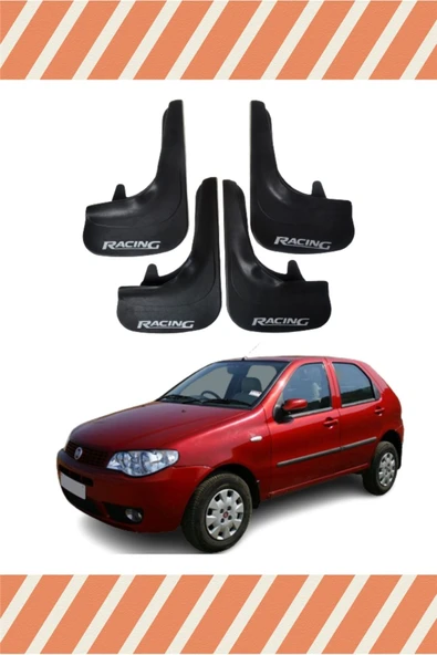 Heda Tex  DB Fiat Palio Tüm Kasalar Racing Yazılı 4'lü Tozluk Çamurluk Paçalık ürün görseli 1