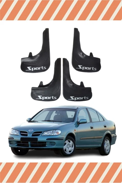 Heda Tex  Nissan Almera Sports Yazılı 4'lü Tozluk Çamurluk Paçalık ürün görseli 1