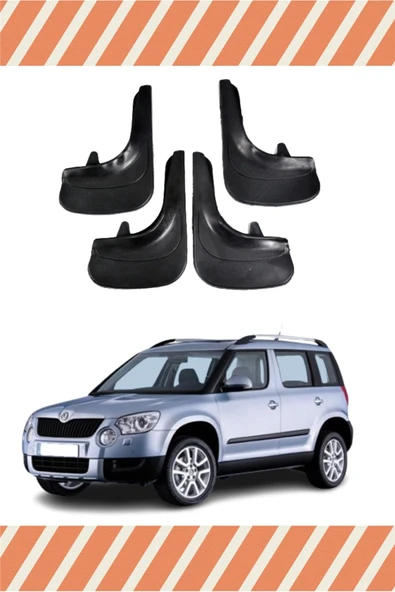 Heda Tex  Skoda Yeti 4'lü Tozluk Çamurluk Paçalık ürün görseli 1