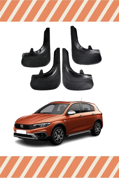 Heda Tex  Fiat Egea Cross Tüm Kasalar 4'lü Tozluk Çamurluk Paçalık ürün görseli 1
