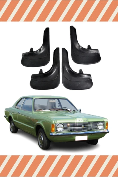 Heda Tex  YB Ford Taunus Sports Yazılı 4'lü Tozluk Çamurluk Paçalık ürün görseli 1