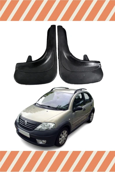 Heda Tex  Citroen C3 2002-2010 2'li Tozluk Çamurluk Paçalık ürün görseli 1