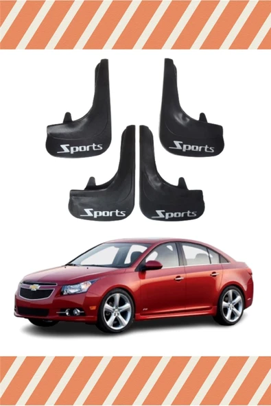 Heda Tex  Chevrolet Cruze Sedan Sports Yazılı 4'lü Tozluk Çamurluk Paçalık ürün görseli 1