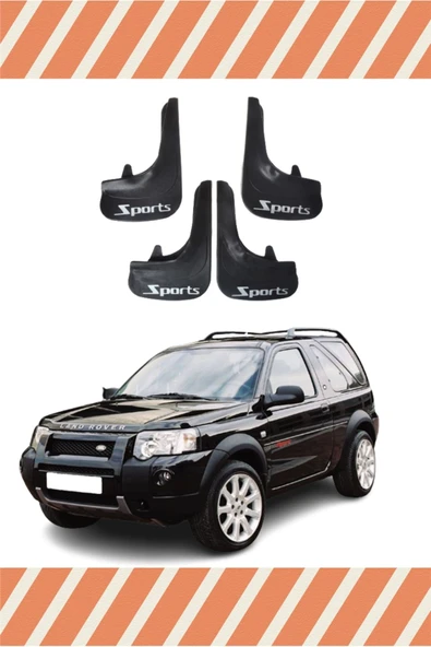Heda Tex  Land Rover Freelander 1 Sports Yazılı 4'lü Tozluk Çamurluk Paçalık ürün görseli 1