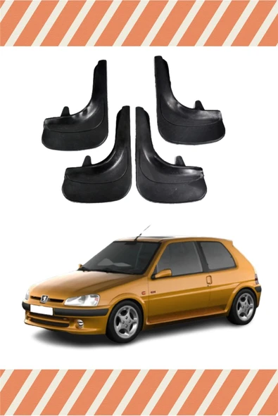 Heda Tex  Peugeot 106 4'lü Tozluk Çamurluk Paçalık ürün görseli 1