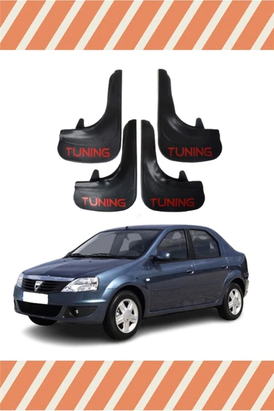 Heda Tex  Dacia Logan Sd 2006-2011 Tunıng Yazılı 4'lü Tozluk Çamurluk Paçalık ürün görseli 1