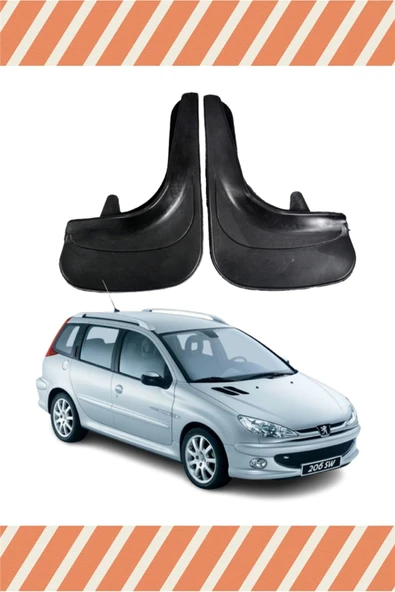 Heda Tex  Peugeot 206 Stw Tüm Kasalar 2'li Tozluk Çamurluk Paçalık ürün görseli 1