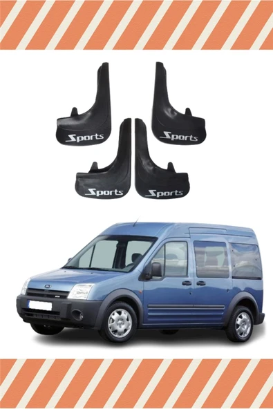 Heda Tex  DB Ford Connect 2002-2013 Sports Yazılı 4'lü Tozluk Çamurluk Paçalık ürün görseli 1