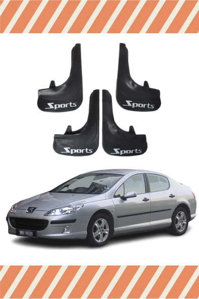 Heda Tex  Peugeot 407 Sports Yazılı 4'lü Tozluk Çamurluk Paçalık ürün görseli 1
