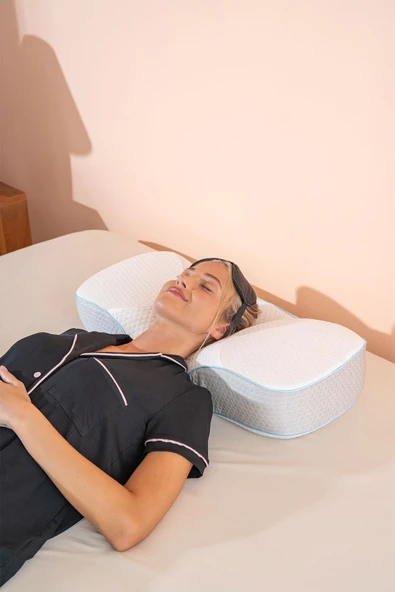 Softlife Visco Luna Boyun Destekli Ortopedik Visko Yastık ürün görseli 1