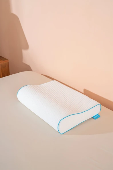 Softlife Boyun Destekli Ortopedik Visco Yastık 51x36x11/7cm ürün görseli 1