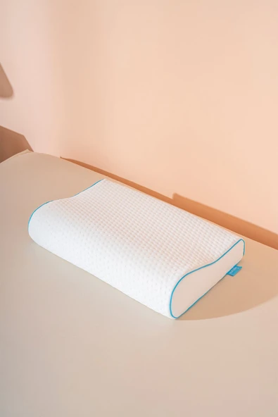 Softlife Boyun Destekli Ortopedik Visco Yastık 56x36x11/7 cm ürün görseli 1
