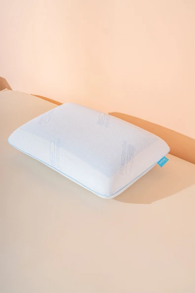 Softlife Visco Yüksek Terletmeyen Ortopedik Yastık Serinleten Visco Yastık Jelli Yastık 60x40x15cm ürün görseli 1