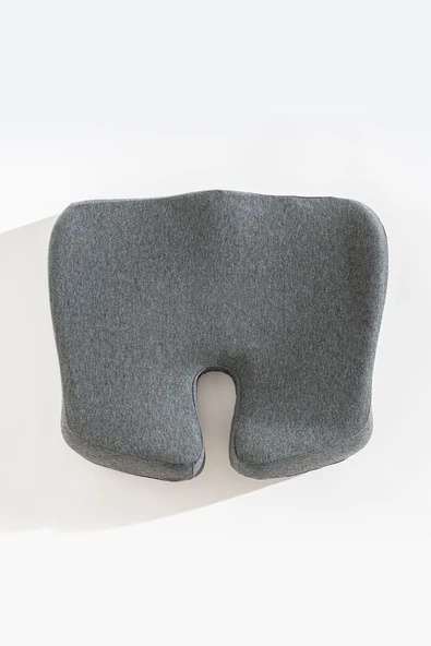 Softlife Visco Ortopedik Coccyx Oturma Minderi Kuyruk Sokumu Visco Minder 47x41x12 Cm ürün görseli 1