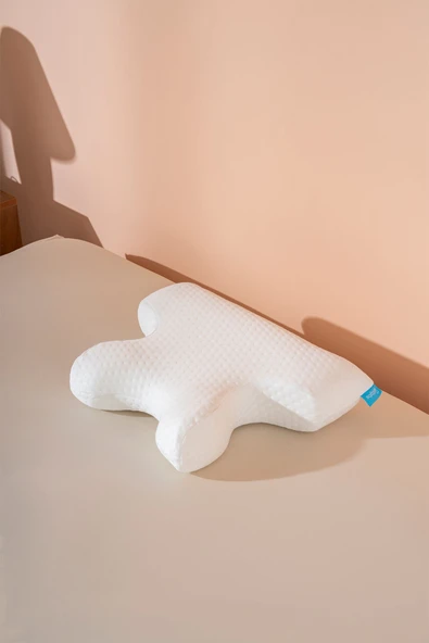 Softlife Boyun Destekli Ortopedik Visco Yastık Apne Yastığı 55x40x12/10 cm ürün görseli 1