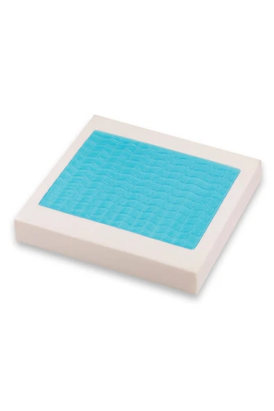 Softlife Jelli Visco Tekerlekli Sandalye Minderi Visko Kare Oturma Minderi Serinleten Minder 45x43x7 cm ürün görseli 1