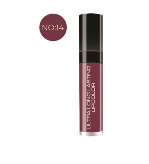 Sheida Ultra Longlasting Lipcolor - Likit Ruj No:14 ürün görseli 1