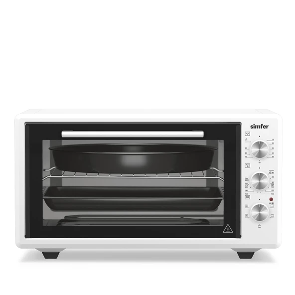 4546 Beyaz 45 LT Turbo Fan Mini/Midi Fırın - 6 Fonksiyon, Yoğurt Yapma & Buz Çözme Özellikli ürün görseli 1