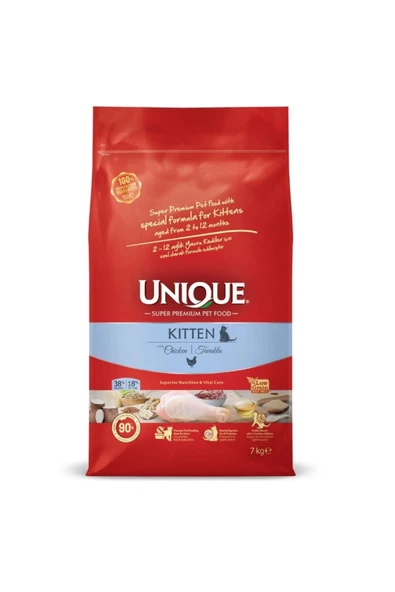 Unique Yavru Kedi Maması 7 Kg Tavuklu ürün görseli 1
