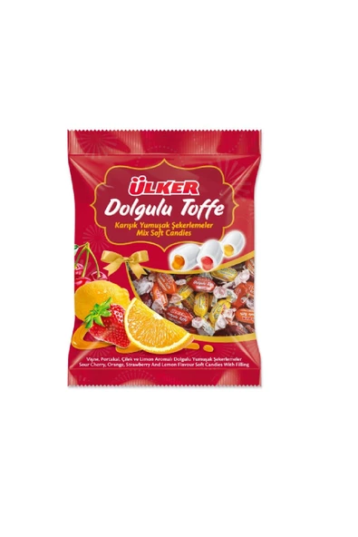 Ülker Karışık Meyveli Dolgulu Toffe 350 gr X6 Adet ürün görseli 1
