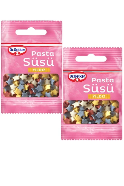 Dr. Oetker Pasta Süsü Yıldız 10 gr X 2 Adet ürün görseli 1