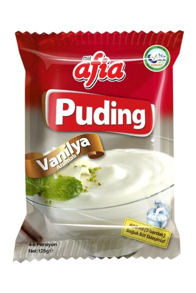 Afia Vanilyalı Puding 125 gr ürün görseli 1